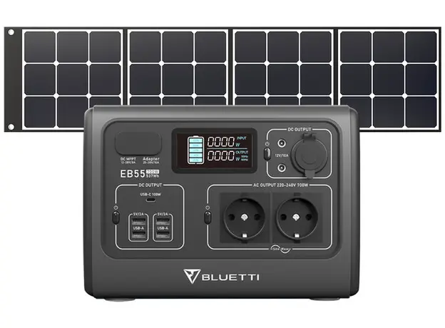 BLUETTI PowerOak portable power station EB55 537Wh 700W 150000mah PB930340 - изображение 5
