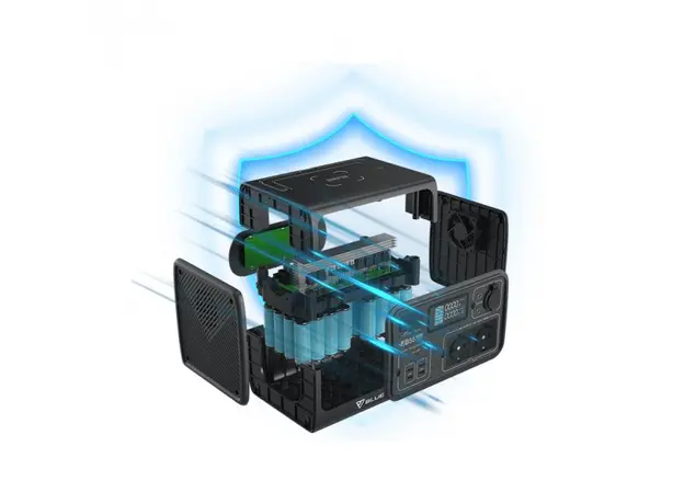 BLUETTI PowerOak portable power station EB55 537Wh 700W 150000mah PB930340 - изображение 21