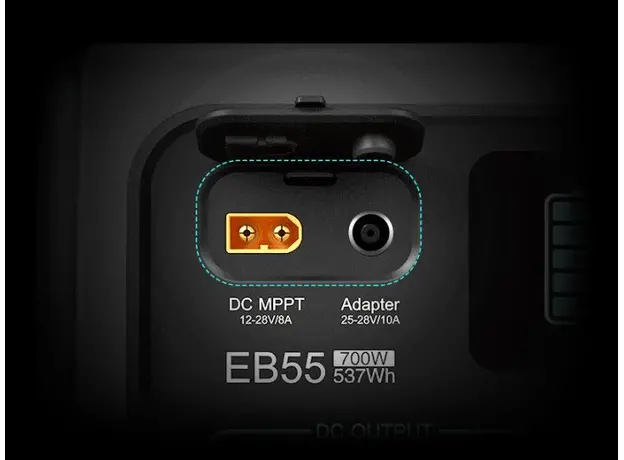 BLUETTI PowerOak portable power station EB55 537Wh 700W 150000mah PB930340 - изображение 22