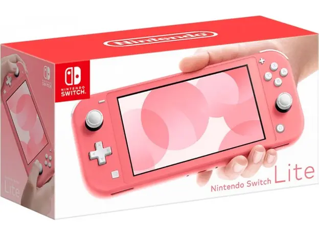Портативная игровая приставка Nintendo Switch Lite Коралловый (045496453176), Цвет корпуса: Коралловый, Объем: 32 ГБ - изображение 5