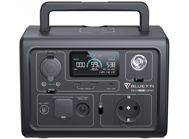 Портативная зарядная станция Bluetti PowerOak EB3A 268wh 74444mah 600w 