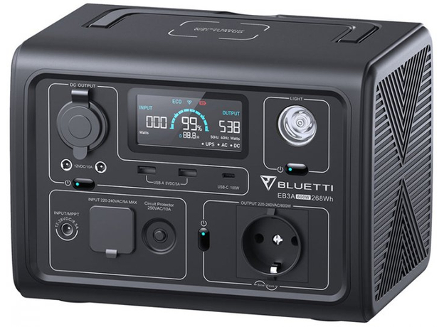 Портативная зарядная станция Bluetti PowerOak EB3A 268wh 74444mah 600w - зображення 6