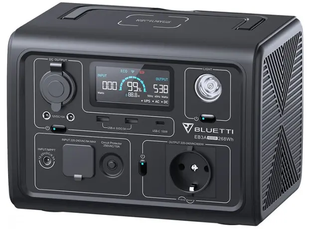 Портативная зарядная станция Bluetti PowerOak EB3A 268wh 74444mah 600w - изображение 6