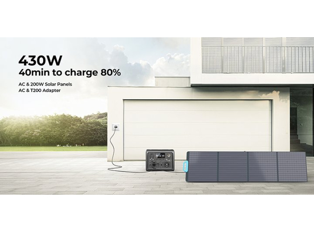 Портативная зарядная станция Bluetti PowerOak EB3A 268wh 74444mah 600w - зображення 9