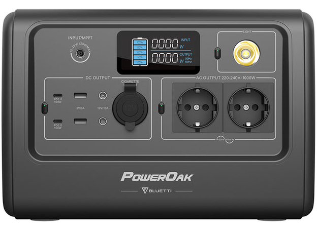 Зарядная станция BLUETTI PowerOak EB70 Portable Power Station 716Wh 1000W  Зарядная станция BLUETTI PowerOak EB70 Portable Power Station 716Wh 1000W