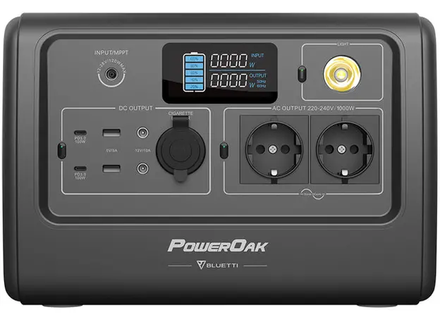 Зарядная станция BLUETTI PowerOak EB70 Portable Power Station 716Wh 1000W 