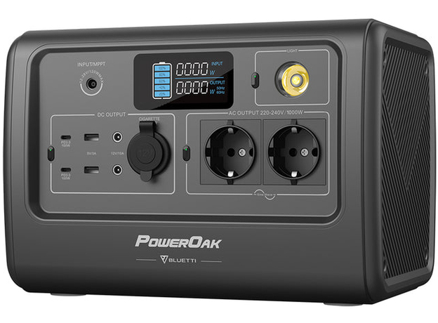 Зарядная станция BLUETTI PowerOak EB70 Portable Power Station 716Wh 1000W - зображення 2 Зарядная станция BLUETTI PowerOak EB70 Portable Power Station 716Wh 1000W - зображення 2