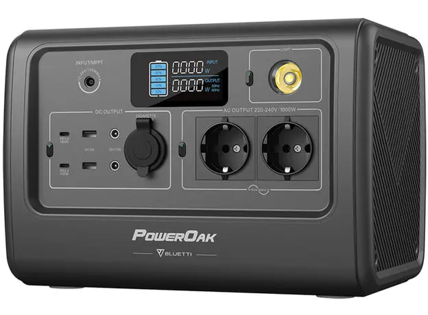 Зарядная станция BLUETTI PowerOak EB70 Portable Power Station 716Wh 1000W - изображение 2
