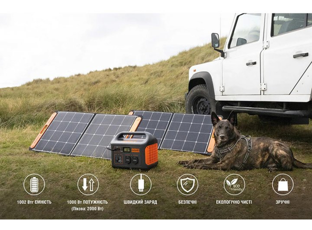 Зарядная станция Jackery Explorer 1000EU, Загальна вихідна потужність: 1000 Вт - зображення 16 Зарядная станция Jackery Explorer 1000EU, Загальна вихідна потужність: 1000 Вт - зображення 16