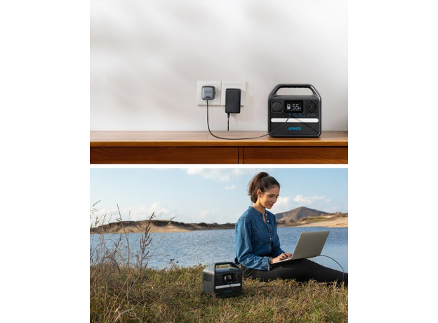 Зарядная станция ANKER PowerHouse 521 256Wh, 200W EU - изображение 18 Зарядная станция ANKER PowerHouse 521 256Wh, 200W EU - изображение 18