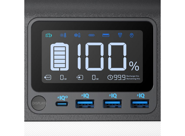 Зарядная станция ANKER PowerHouse 535 A1751311 512Wh, 500W - изображение 8 Зарядная станция ANKER PowerHouse 535 A1751311 512Wh, 500W - изображение 8