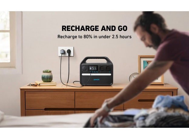 Зарядная станция ANKER PowerHouse 535 A1751311 512Wh, 500W - изображение 11 Зарядная станция ANKER PowerHouse 535 A1751311 512Wh, 500W - изображение 11