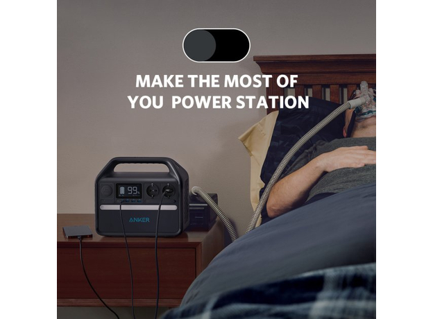 Зарядная станция ANKER PowerHouse 535 A1751311 512Wh, 500W - изображение 13 Зарядная станция ANKER PowerHouse 535 A1751311 512Wh, 500W - изображение 13