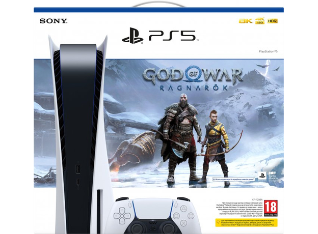 Игровая приставка Sony PlayStation 5 (PS5) Blu-ray Edition 825GB + God of War Ragnarok Bundle UA - изображение 2 Игровая приставка Sony PlayStation 5 (PS5) Blu-ray Edition 825GB + God of War Ragnarok Bundle UA - изображение 2