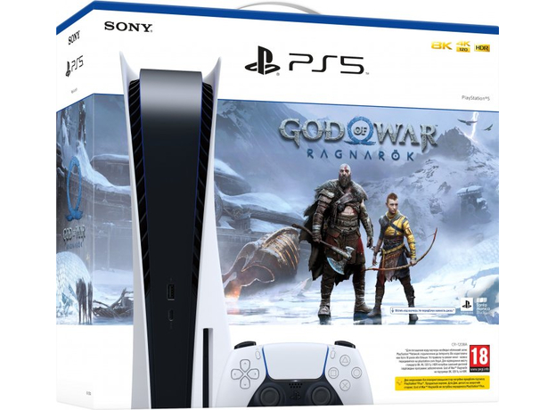 Sony PlayStation 5 Blu-ray Edition + God of War Ragnarok - зображення 4