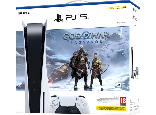 Игровая приставка Sony PlayStation 5 (PS5) Blu-ray Edition 825GB + God of War Ragnarok Bundle UA - изображение 4 Игровая приставка Sony PlayStation 5 (PS5) Blu-ray Edition 825GB + God of War Ragnarok Bundle UA - изображение 4