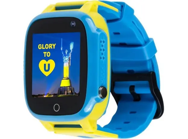 Детские умные часы AmiGo GO008 Glory GPS WiFi Blue-Yellow (976267), Маркетинговый цвет: Yellow - изображение 2