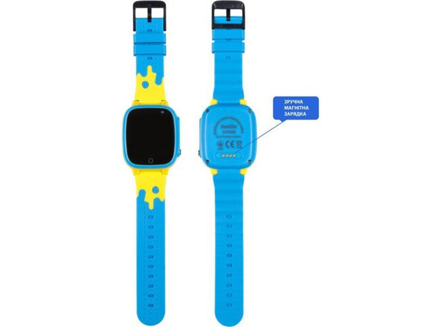 Детские умные часы AmiGo GO008 Glory GPS WiFi Blue-Yellow (976267), Маркетинговый цвет: Yellow - изображение 5 Детские умные часы AmiGo GO008 Glory GPS WiFi Blue-Yellow (976267), Маркетинговый цвет: Yellow - изображение 5
