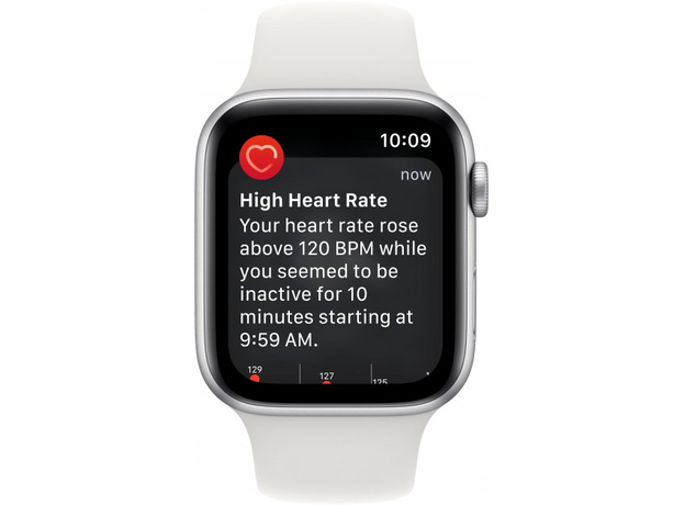 Apple Watch SE 2 2022 GPS 44mm Silver Aluminium Case with White Sport Band M/L MNTJ3 - изображение 4 Apple Watch SE 2 2022 GPS 44mm Silver Aluminium Case with White Sport Band M/L MNTJ3 - изображение 4