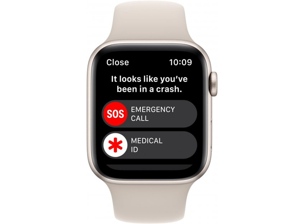 Смарт-часы Apple Watch SE (2022) GPS 40mm Starlight Aluminium Case with Starlight Sport Band M/L (MNT63) - изображение 4 Смарт-часы Apple Watch SE (2022) GPS 40mm Starlight Aluminium Case with Starlight Sport Band M/L (MNT63) - изображение 4