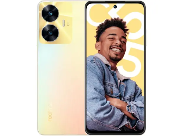 Realme C55 8/256GB, Dual nanoSIM Gold RMX3710, Встроенная память: 256 ГБ, Цвет производителя: Gold 