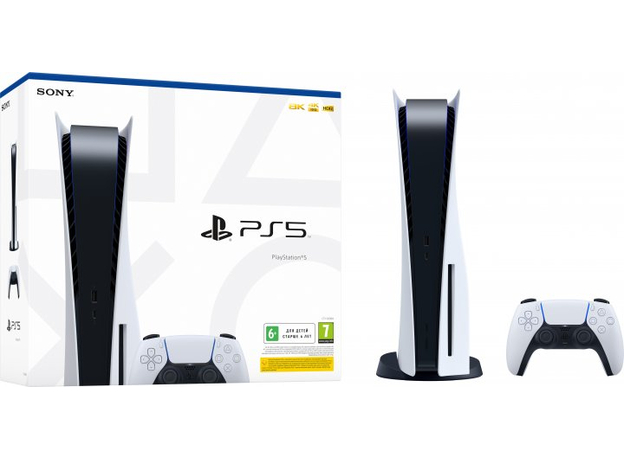 Sony PlayStation 5 Blu-ray Edition 825GB, Объем: 825 ГБ, Дисковод: С дисководом - зображення 3