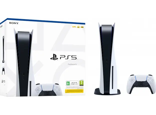 Sony PlayStation 5 Blu-ray Edition 825GB, Объем: 825 ГБ, Дисковод: С дисководом - изображение 3