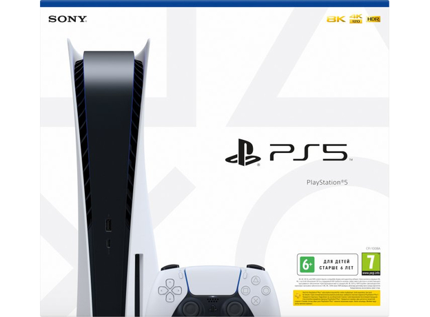 Sony PlayStation 5 Blu-ray Edition 825GB, Объем: 825 ГБ, Дисковод: С дисководом - зображення 4