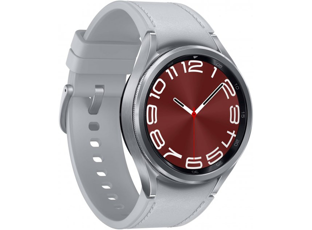 Samsung Galaxy Watch 6 Classic 43mm Silver SM-R950NZSASEK, Размер: 43, Маркетинговый цвет: Silver  Samsung Galaxy Watch 6 Classic 43mm Silver SM-R950NZSASEK, Размер: 43, Маркетинговый цвет: Silver
