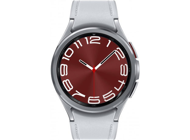 Samsung Galaxy Watch 6 Classic 43mm Silver SM-R950NZSASEK, Размер: 43, Маркетинговый цвет: Silver - изображение 2 Samsung Galaxy Watch 6 Classic 43mm Silver SM-R950NZSASEK, Размер: 43, Маркетинговый цвет: Silver - изображение 2
