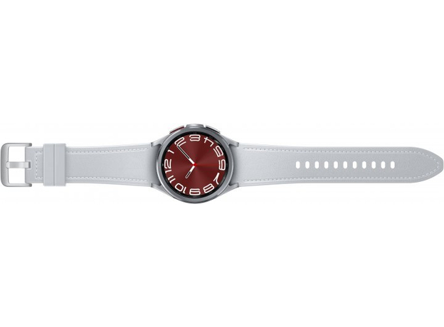 Samsung Galaxy Watch 6 Classic 43mm Silver SM-R950NZSASEK, Размер: 43, Маркетинговый цвет: Silver - изображение 6 Samsung Galaxy Watch 6 Classic 43mm Silver SM-R950NZSASEK, Размер: 43, Маркетинговый цвет: Silver - изображение 6