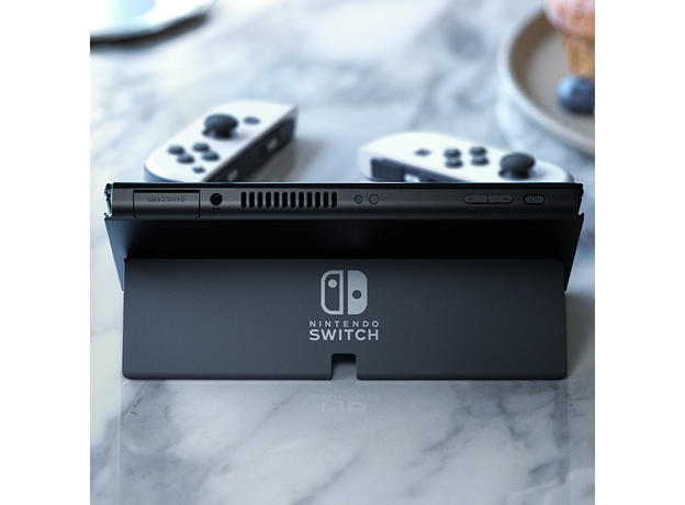 Портативная игровая приставка Nintendo Switch OLED with Neon Blue and Neon Red Joy-Con (045496453435), Цвет корпуса: Белый, Объем: 64 ГБ - изображение 13 Портативная игровая приставка Nintendo Switch OLED with Neon Blue and Neon Red Joy-Con (045496453435), Цвет корпуса: Белый, Объем: 64 ГБ - изображение 13
