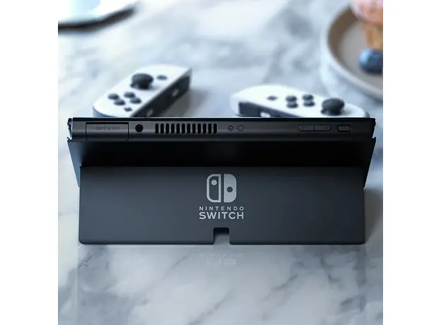 Портативная игровая приставка Nintendo Switch OLED with Neon Blue and Neon Red Joy-Con (045496453435), Цвет корпуса: Белый, Объем: 64 ГБ - изображение 13
