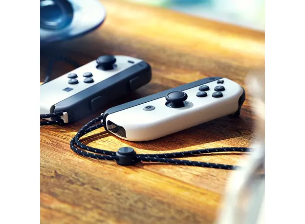 Портативная игровая приставка Nintendo Switch OLED with Neon Blue and Neon Red Joy-Con (045496453435), Цвет корпуса: Белый, Объем: 64 ГБ - изображение 14