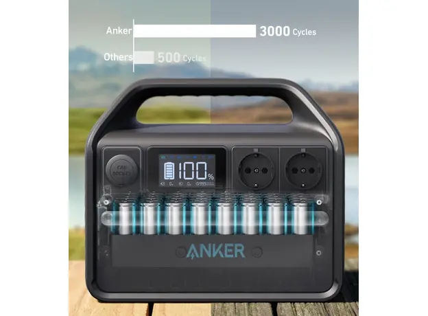 Зарядная станция ANKER PowerHouse 535 A1751311 512Wh, 500W - зображення 19