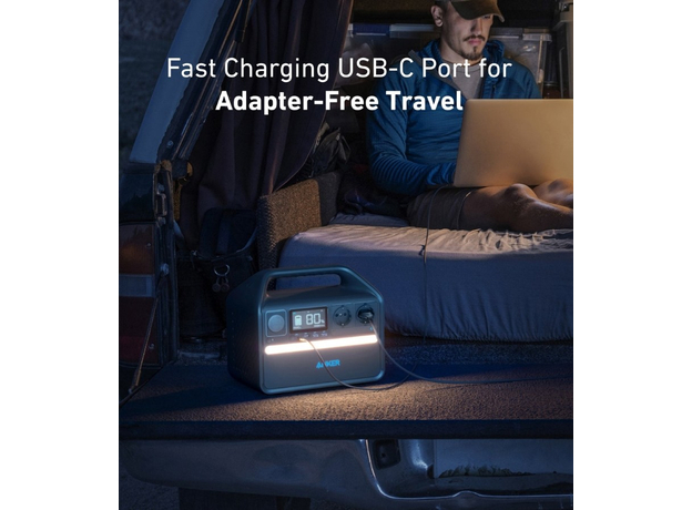 Зарядная станция ANKER PowerHouse 535 A1751311 512Wh, 500W - изображение 20 Зарядная станция ANKER PowerHouse 535 A1751311 512Wh, 500W - изображение 20