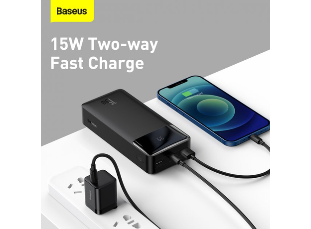 Повербанк Baseus Bipow 30000mAh 15W Black ​(PPDML-K01/PPBD050201) - изображение 11