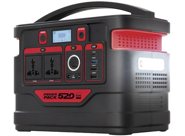 Зарядная станция GYS Power Pack 520 518 Вт·ч, 500 Вт  Зарядная станция GYS Power Pack 520 518 Вт·ч, 500 Вт