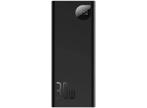 Baseus Adaman 2 Metal Digital Display 20000mAh 30W Black PPAD050001, Цвет продукта: Черный 