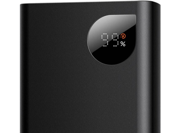 Baseus Adaman 2 Metal Digital Display 20000mAh 30W Black PPAD050001, Основний колір: Чорний - зображення 6 Baseus Adaman 2 Metal Digital Display 20000mAh 30W Black PPAD050001, Основний колір: Чорний - зображення 6