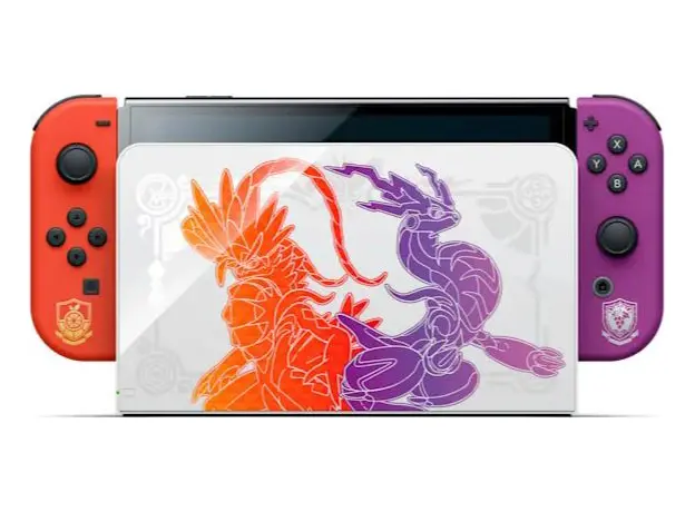 Портативная игровая приставка Nintendo Switch OLED Pokemon Scarlet & Violet Edition - изображение 2