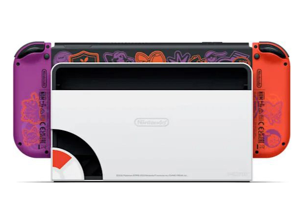 Портативная игровая приставка Nintendo Switch OLED Pokemon Scarlet & Violet Edition - изображение 3 Портативная игровая приставка Nintendo Switch OLED Pokemon Scarlet & Violet Edition - изображение 3