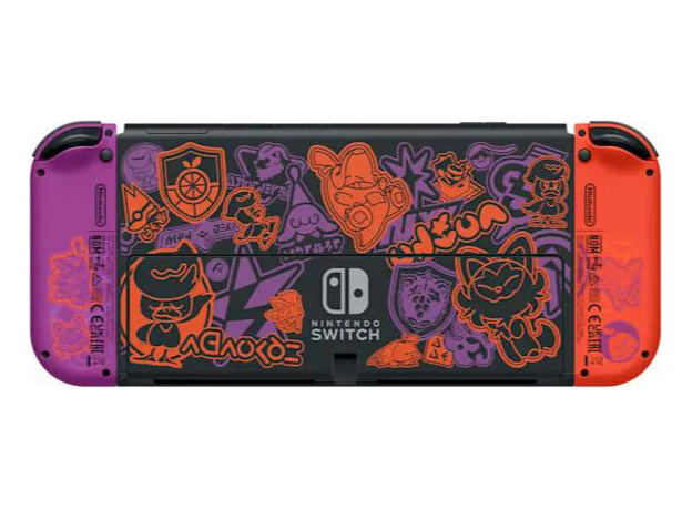 Портативная игровая приставка Nintendo Switch OLED Pokemon Scarlet & Violet Edition - изображение 4 Портативная игровая приставка Nintendo Switch OLED Pokemon Scarlet & Violet Edition - изображение 4