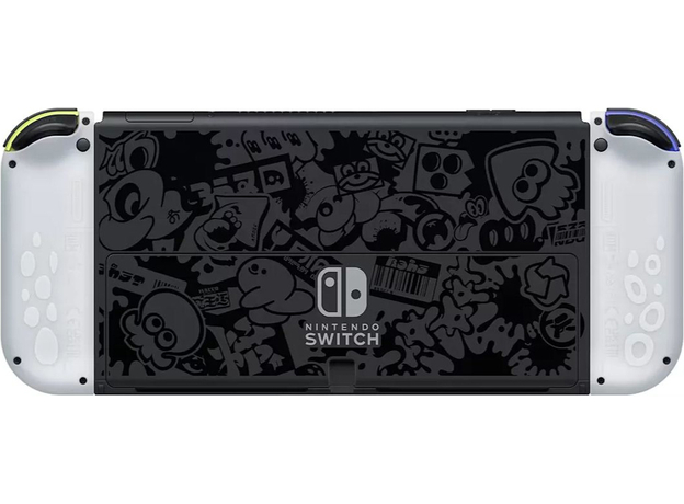 Портативная игровая приставка Nintendo Switch OLED Splatoon 3 Special Edition, Цвет корпуса: Фиолетовый, Объем: 64 ГБ - изображение 2 Портативная игровая приставка Nintendo Switch OLED Splatoon 3 Special Edition, Цвет корпуса: Фиолетовый, Объем: 64 ГБ - изображение 2