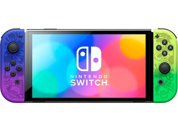 Портативная игровая приставка Nintendo Switch OLED Splatoon 3 Special Edition, Цвет корпуса: Фиолетовый, Объем: 64 ГБ 