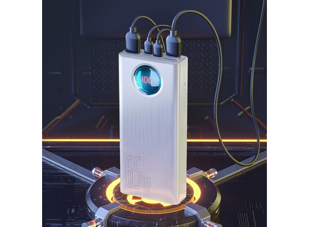 Повербанк Baseus Amblight Digital Quick 30000mAh 65W White (PPLG000102) - изображение 5