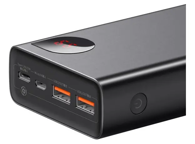 Baseus Adaman Metal Digital Display 20000mAh 65W (PPIMDA-D01) Black - изображение 6