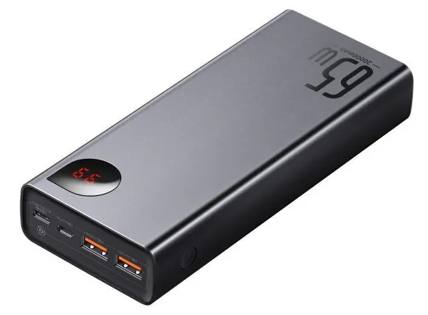 Baseus Adaman Metal Digital Display 20000mAh 65W (PPIMDA-D01) Black - изображение 3