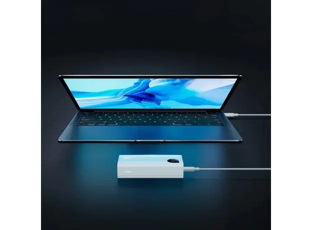 Повербанк Baseus Adaman 2 Metal Digital Display 20000mAh 30W White (PPAD050002), Цвет продукта: Белый - изображение 8