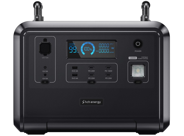 Зарядная станция Fich Energy F1200 960Wh (1200W)  Зарядная станция Fich Energy F1200 960Wh (1200W)